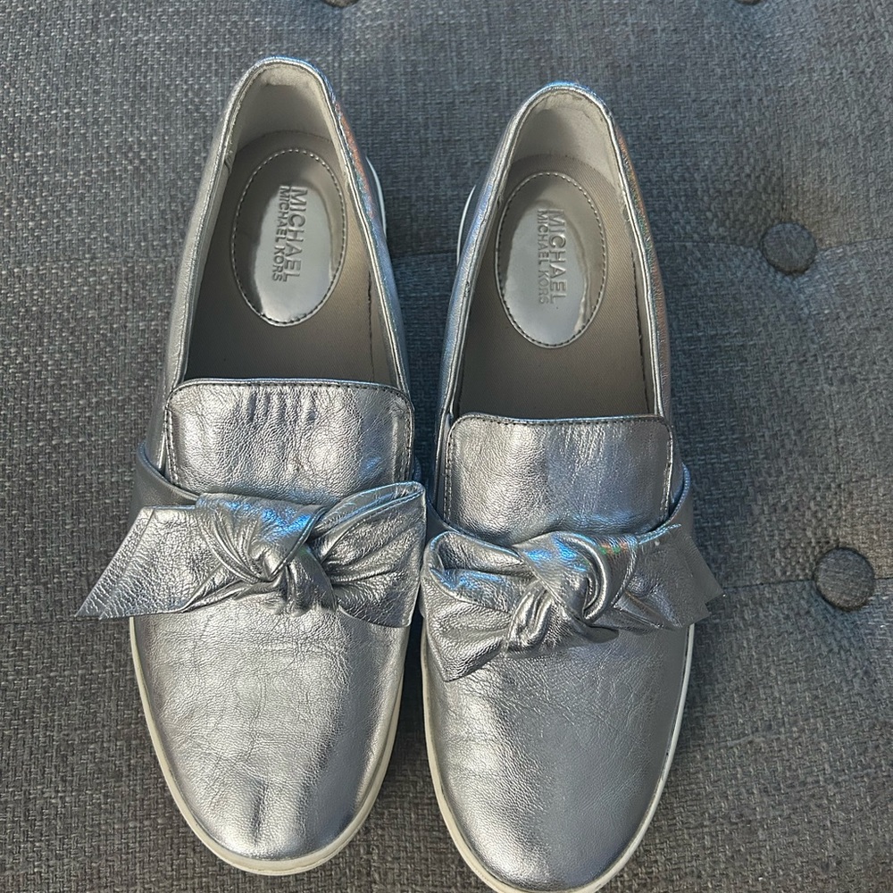 Silver Michael Kors shoes